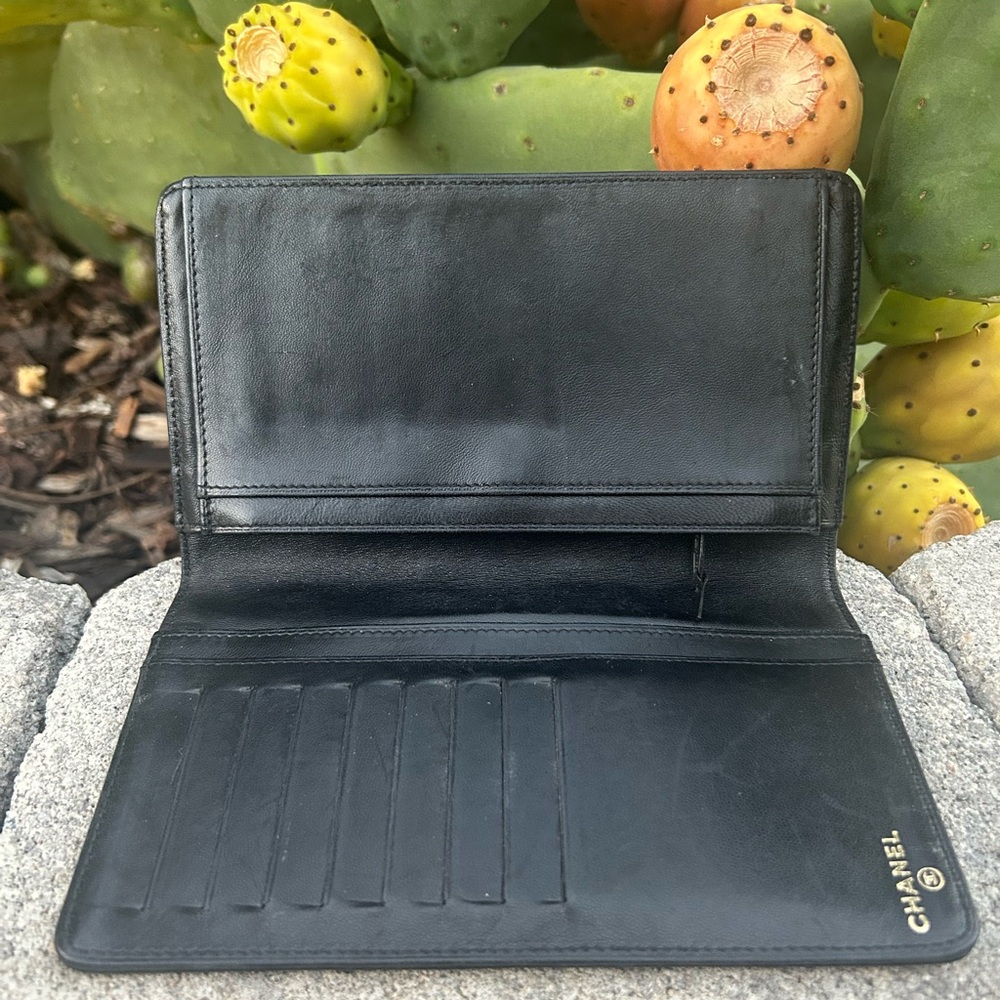 Chanel Chocolate Bar Long Wallet - Picture 4 of 5